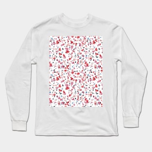 Recycle Colorful Plastic Pattern Long Sleeve T-Shirt